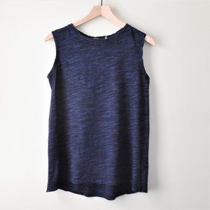 Athleta Navy Transcend Spacedye Tank